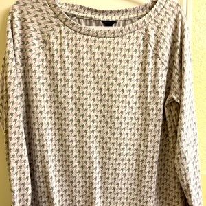 Ann Taylor houndstooth print tunic